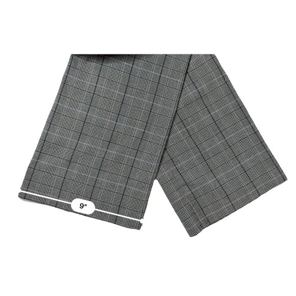 TALBOTS Petites Heritage Gray Plaid Straight Leg Trouser Pants 8P Normcore - Picture 7 of 9